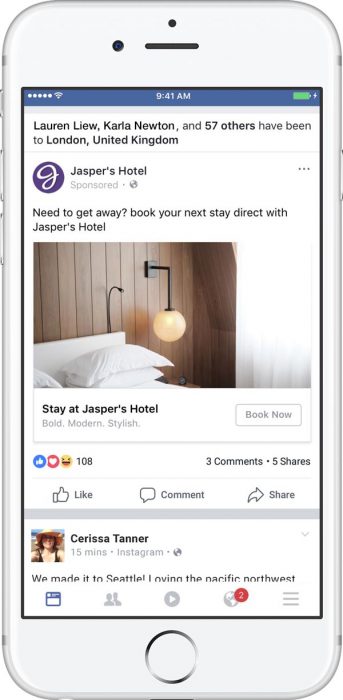 Facebook Dynamic Ads for Travel