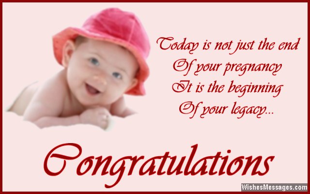 baby birth congratulation