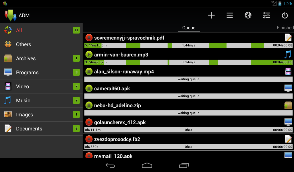 download manager for android
