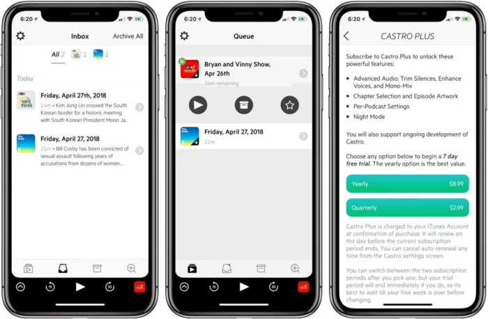 Podcast Apps for iPhone