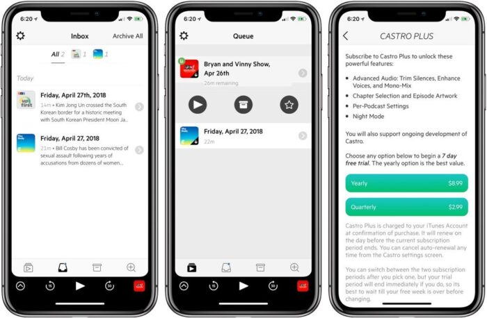 Podcast Apps for iPhone
