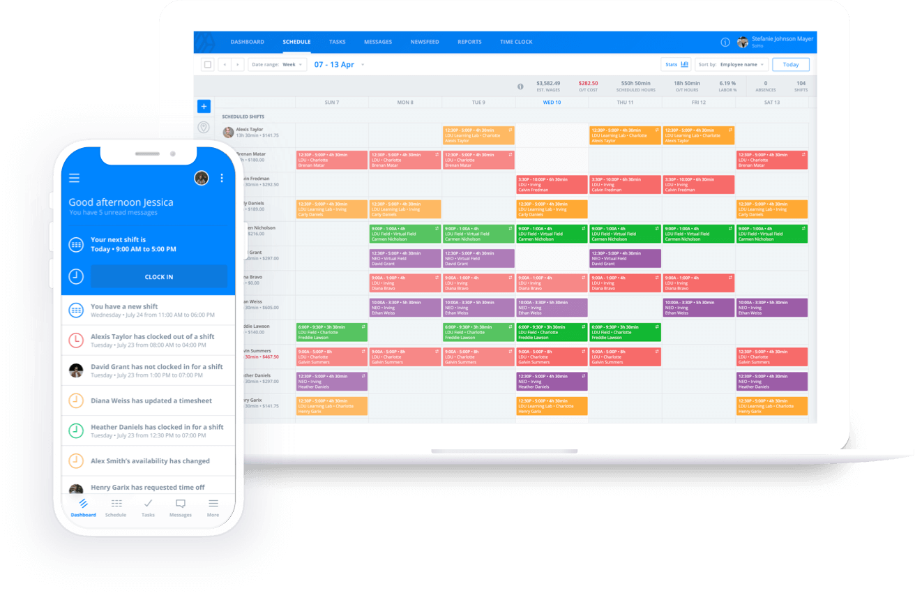 free schedule maker for work