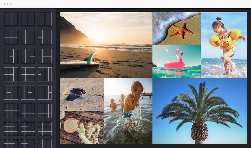 online photo collage video maker