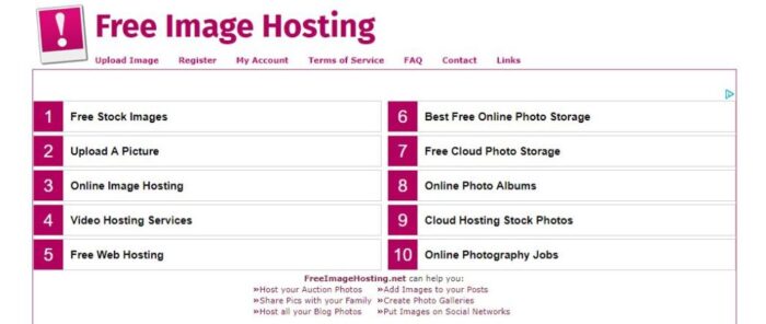 Image Hosting Sites