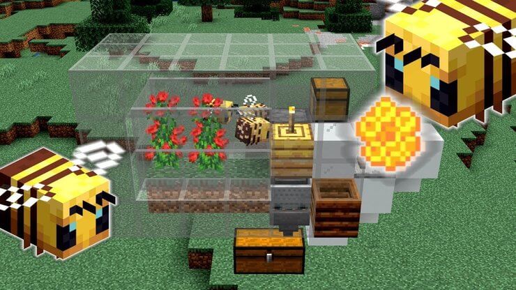 How Do You Extract Honeycomb from a Beehive in Minecraft?