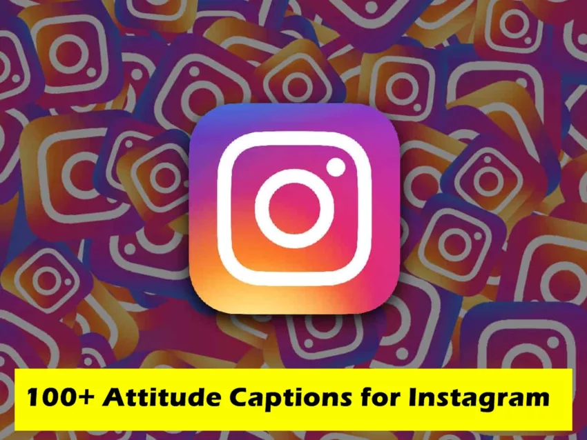 attitude caption for instagram